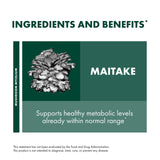 Host Defense Maitake, dosis diaria recomendada para uso sencillo.
