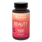Host Defense MycoBenefits envase cápsulas, soporte diario para cabello y uñas.