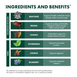 Host Defense MycoBotanicals, micelio de hongo cultivado en arroz integral para posibles beneficios.