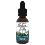 Host Defense Reishi Extract, botella 1onza con gotero, apoyo práctico para bienestar diario.