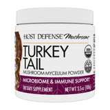 Host Defense Turkey Tail polvo en botella para apoyo digestivo suave
