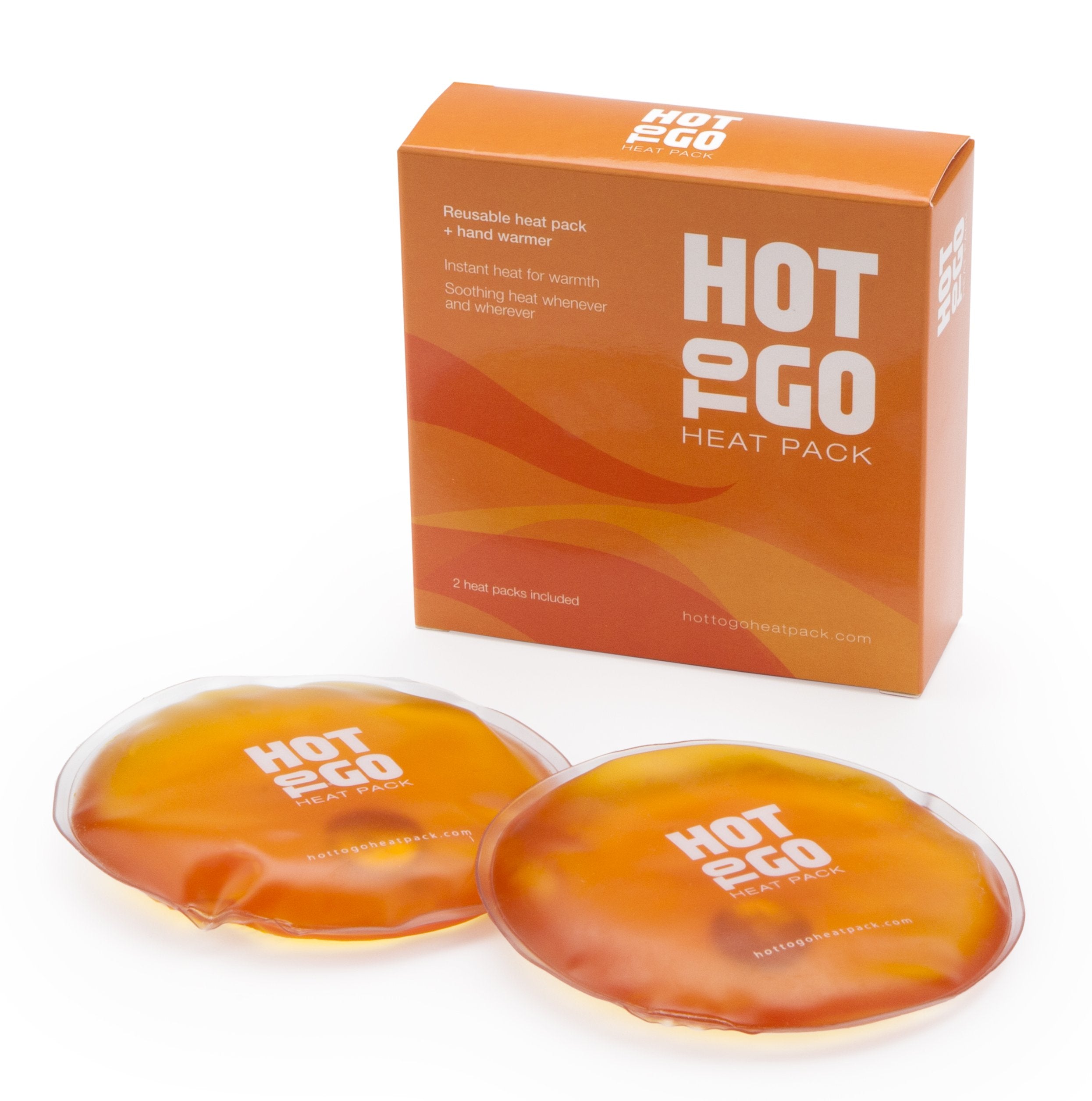 Hot to Go aplicado directamente en área problemática para calor relajante