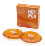 Hot to Go aplicado directamente en área problemática para calor relajante