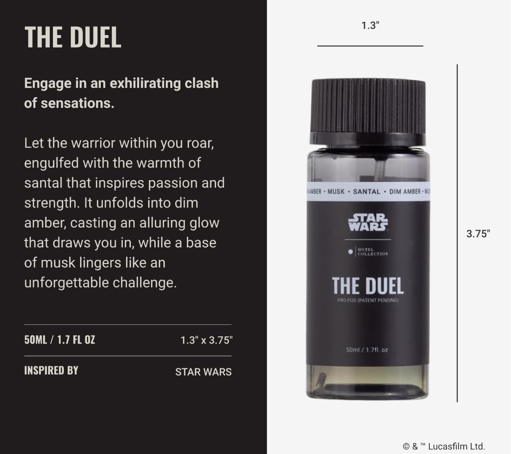 Hotel Collection Star Wars The Duel Pro-Pod: etiqueta de lujo que refleja sofisticación