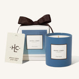 HOTEL LOBBY CANDLE vela cielos azules en frasco elegante para sala