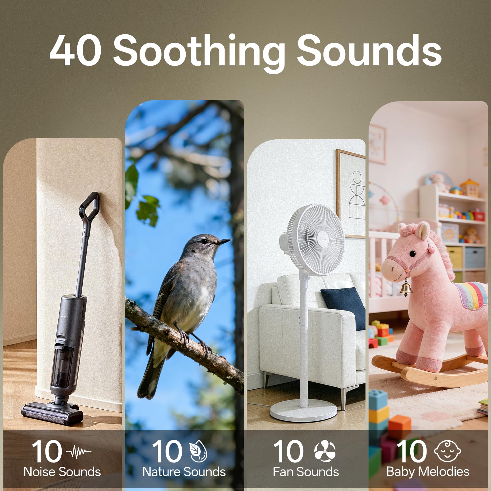 Hotmoon Cocoon 2 con altavoces dobles ofrece sonido claro para dormir mejor