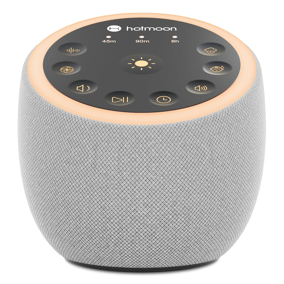 Hotmoon Cocoon 2 panel de controles para ajustar sonidos y volumen fácilmente