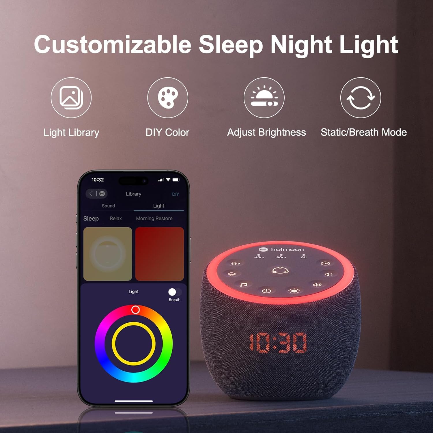 Hotmoon Cocoon Pro 2, diseño compacto con enchufe, solución de espacio mínimo.
