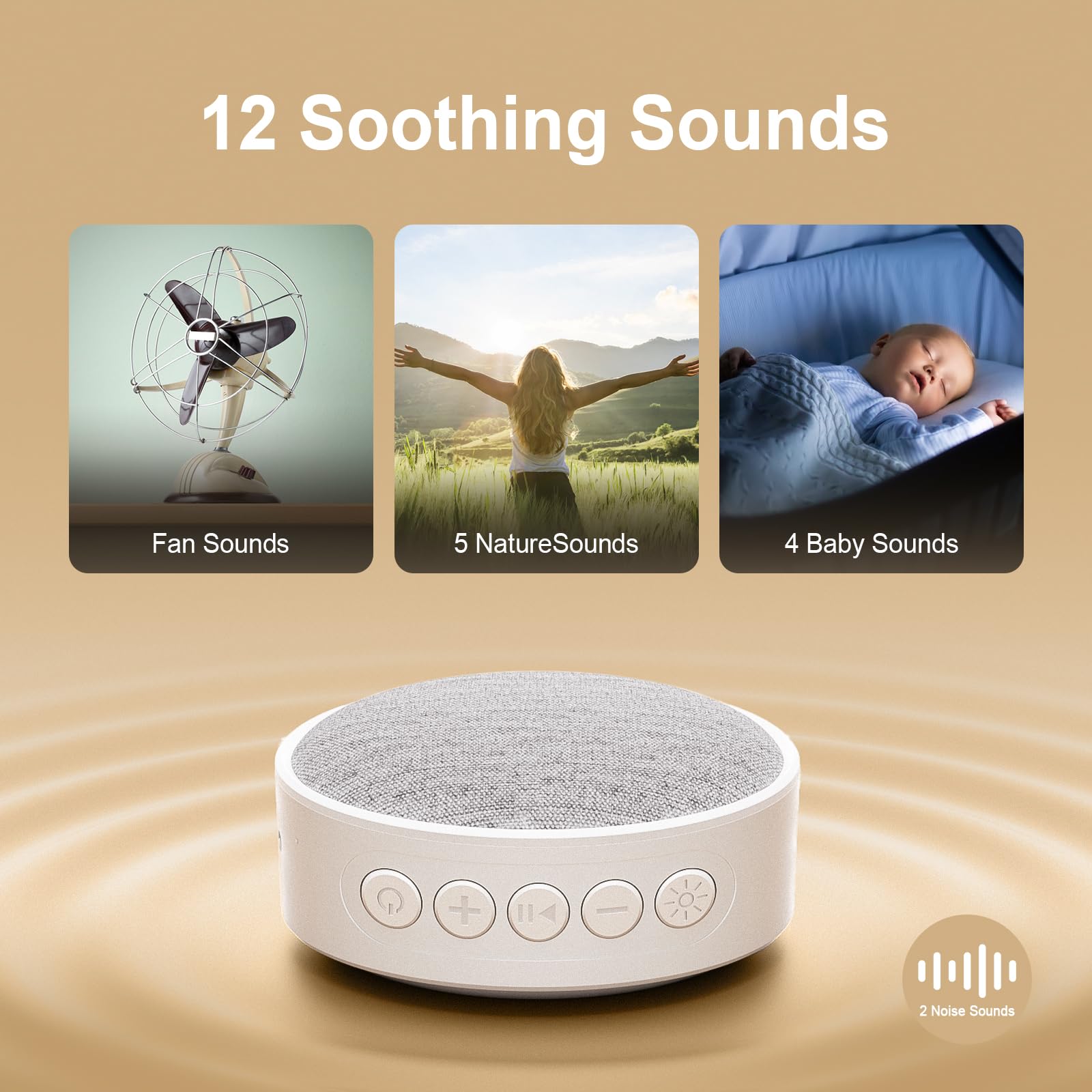 Hotmoon con ocho luces nocturnas para crear ambiente relajante.
