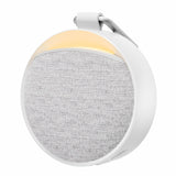 Hotmoon portátil con enfoque frontal mostrando el sonido de ruido blanco para dormir.