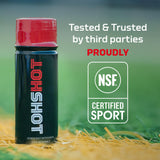 Atleta en carrera con HOTSHOT en el kit personal