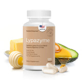 Houston Enzymes Lypazyme cápsulas: cápsulas pequeñas para digestión de grasas y absorción