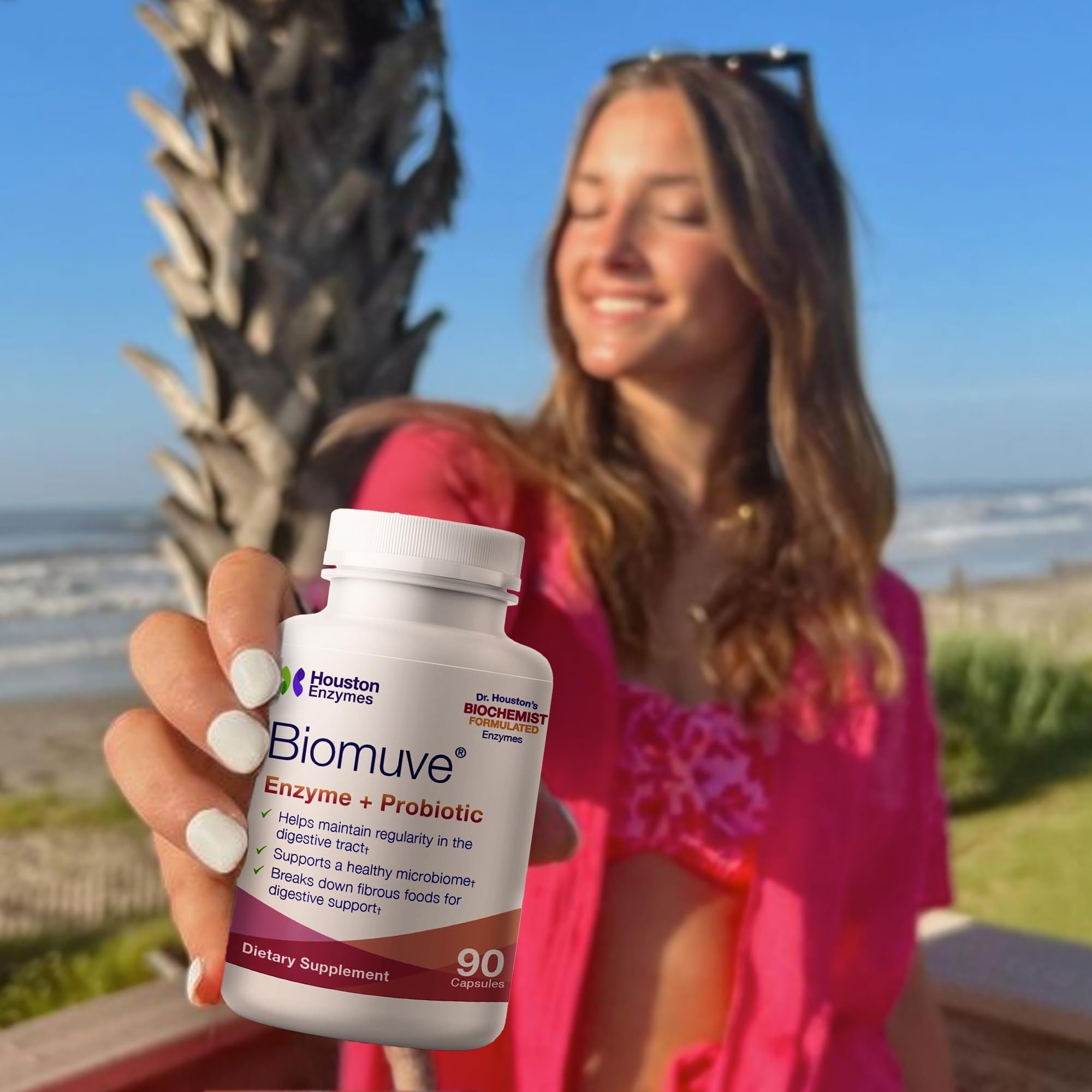 Houston Enzymes Biomuve: uso diario recomendado para hábitos digestivos consistentes.