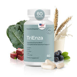 Houston Enzymes TriEnza cápsulas para apoyo digestivo diario