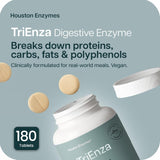 TriEnza ingredientes digestivos clave para proteínas y carbohidratos
