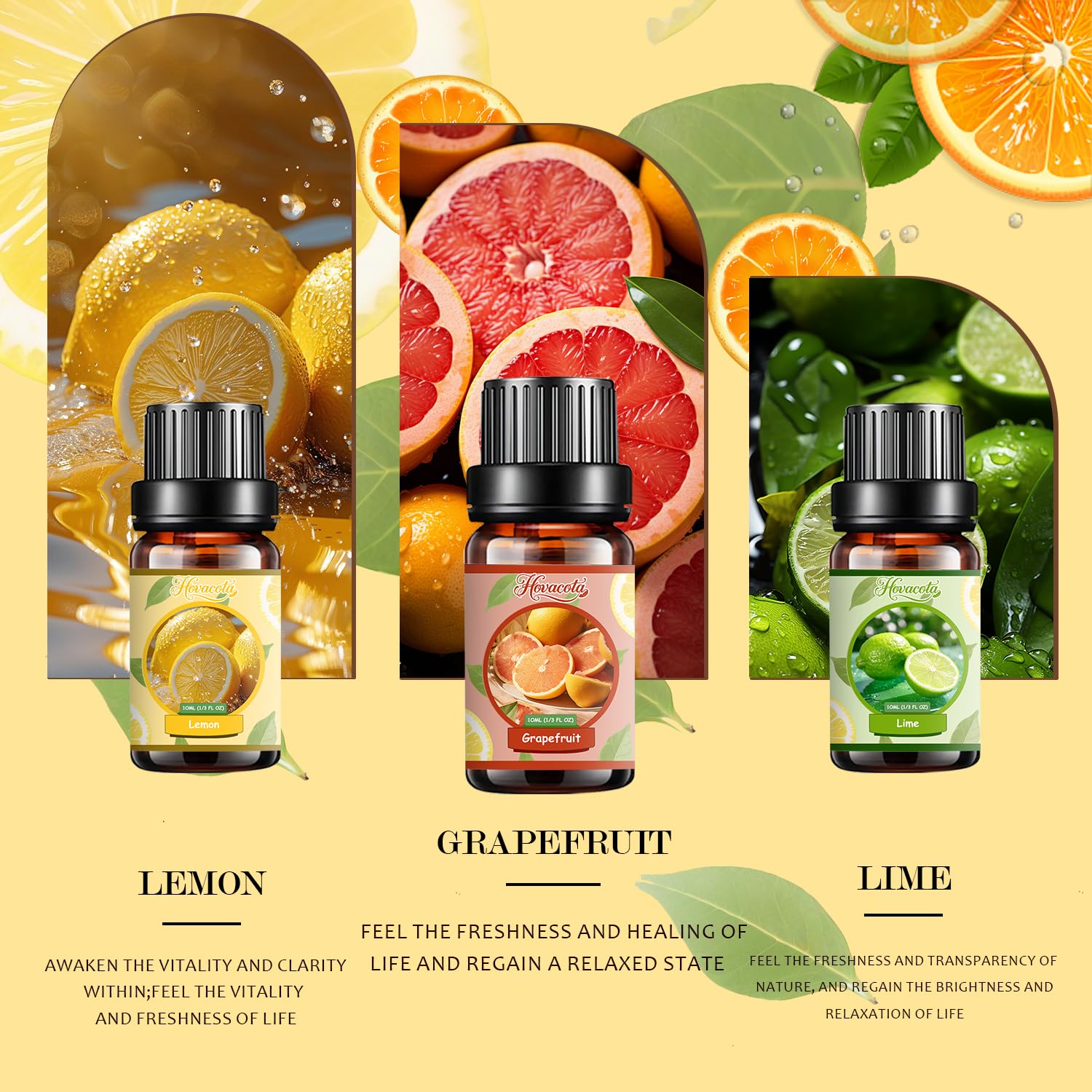 Hovacota Limón: aroma cítrico para difusor y ambiente fresco