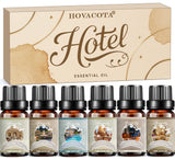 Set de aceites esenciales Hovacota para difusor, creando ambiente relajante en casa
