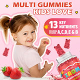 Gomitas Hovika sabor fresa, textura atractiva para niños activos