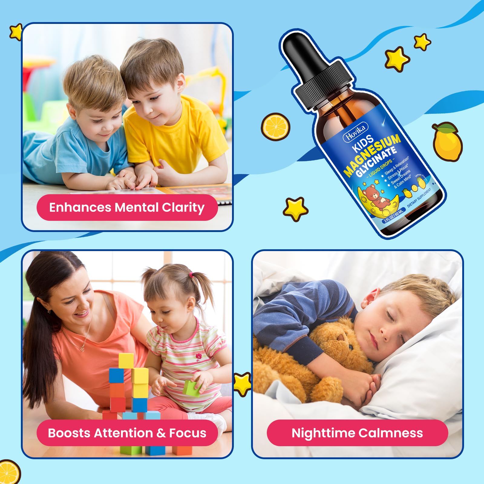 Hovika con L-teanina y omega-3, ingredientes clave para apoyo cognitivo