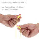 Howard Leight Laser Lite espuma de celda cerrada resistente a manchas para higiene duradera.