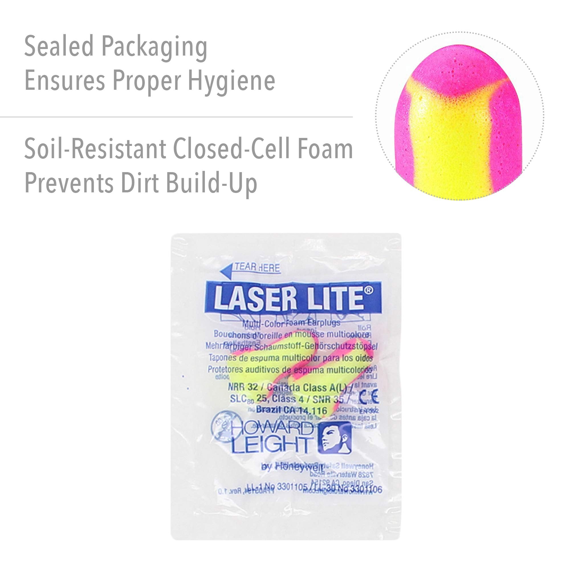 Howard Leight Laser Lite uso en entornos ruidosos, seguridad en el trabajo