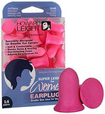 Howard Leight tapones auditivos para mujer en rosa, confort para dormir y reducir ruidos