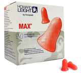 Howard Leight RTSMAX1 tapones auditivos preformados, confortables para uso prolongado y protección auditiva eficaz