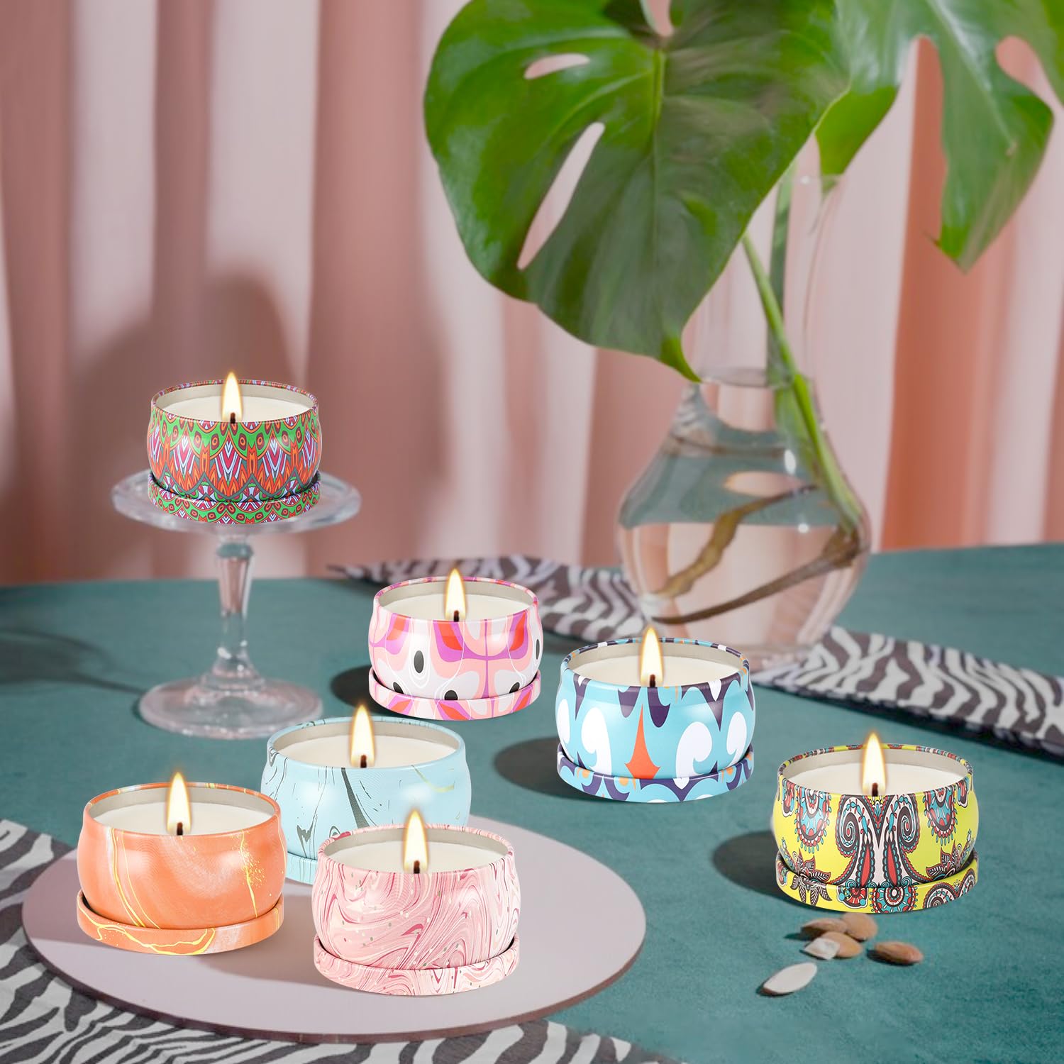 Vela jazmín Howemon; perfume floral para ambiente elegante