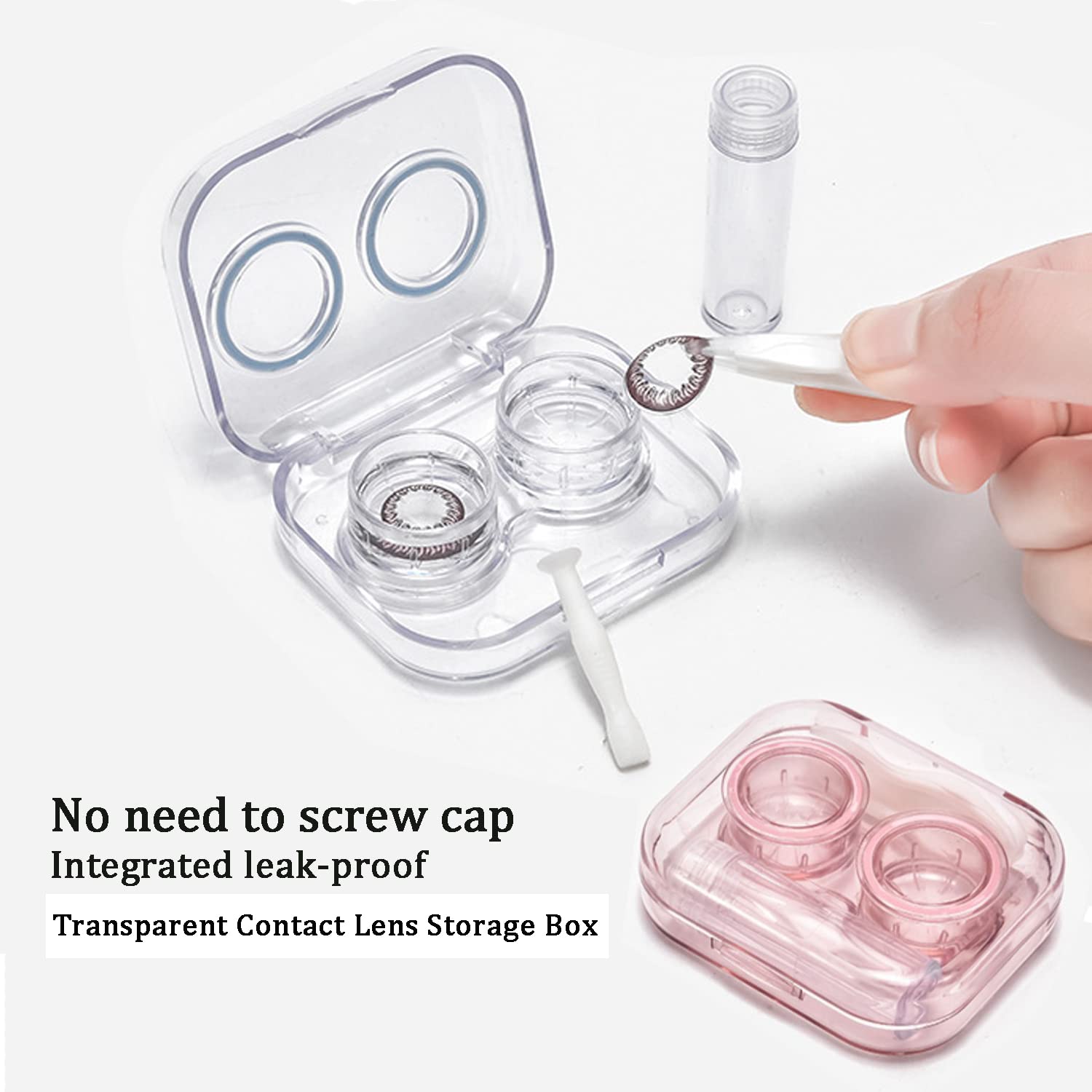 Howinn pinza de lentes punta suave para manejo higiénico.