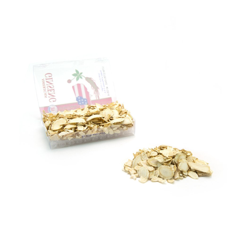 Aroma terroso del ginseng de Wisconsin en cada porción.