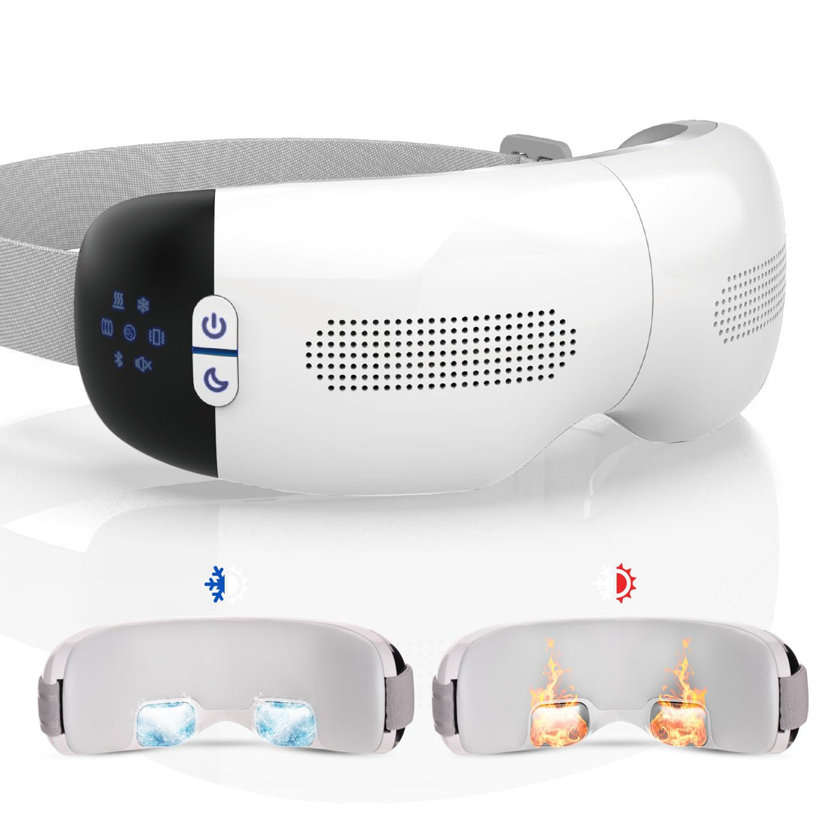 HuBDIC HubiCare: masaje ocular con calor y frío para relajación.