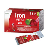 Hübner Hierro Vital botella visible, sabor fruta para una toma fácil.