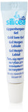 Hubner Silicea Gel para herpes labial mostrando la aplicación suave para alivio