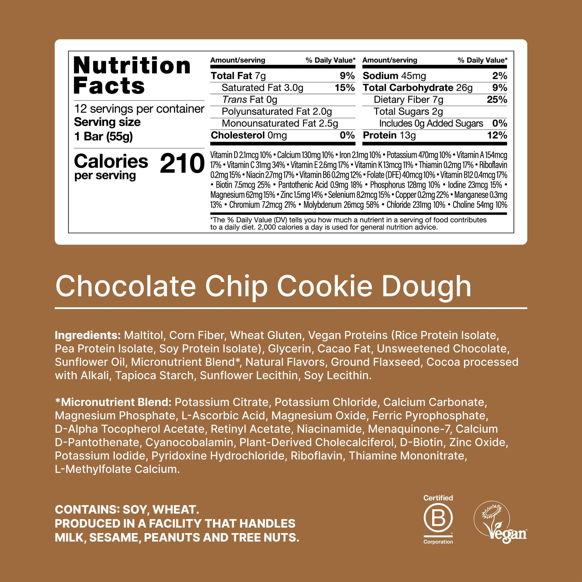 Barra Huel masa galleta, caramelo y crujientes de cacao, snack delicioso para recargar.