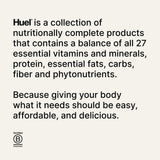 Huel Black Edition 17 porciones para viajes o trabajo