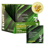 Huel Daily Greens empaque limón y jengibre para empezar el día con frescura