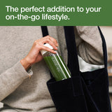 Huel Daily Greens, sabor refrescante que invita a beber cada mañana.