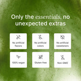 Huel Daily Greens sabores-frutales con limón y mango para gusto agradable