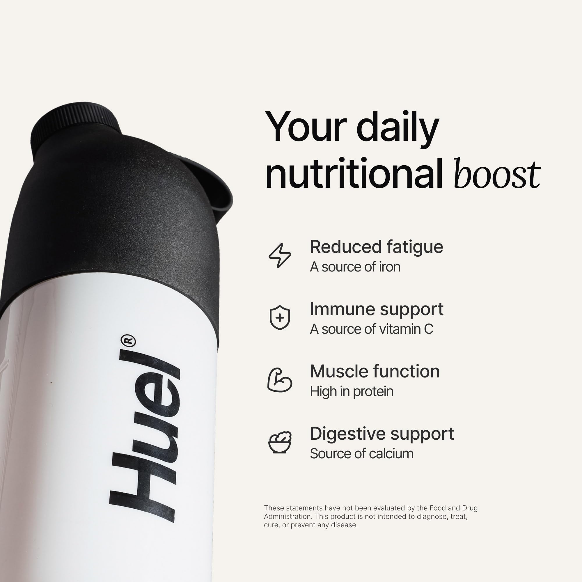 Huel Daily Superblend 87 vitaminas y minerales para nutrición diaria.