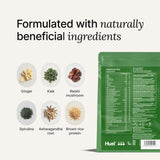 Huel Daily Superblend fórmula limpia sin sabores artificiales ni gluten.