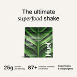 Huel Daily Superblend con superverdes en polvo para energía y fibra diaria.