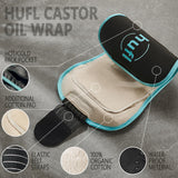 HUFL kit cómodo y práctico para aplicar aceite de ricino sin desorden.
