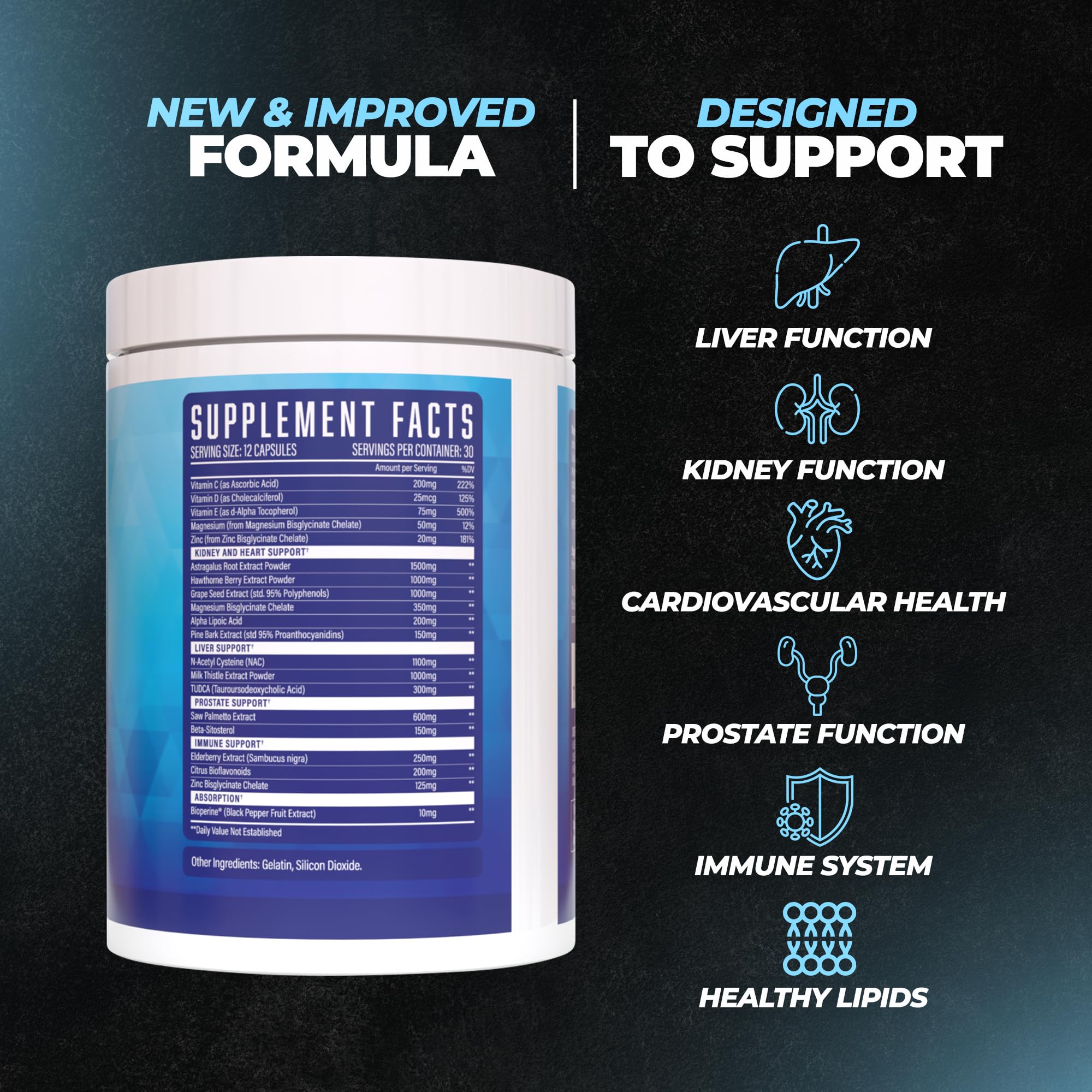 Huge Supplements Defend apoyo a los riñones durante el ciclo