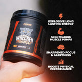 Huge Supplements Wrecked sabor suave y mezcla perfecta para empezar entrenos.