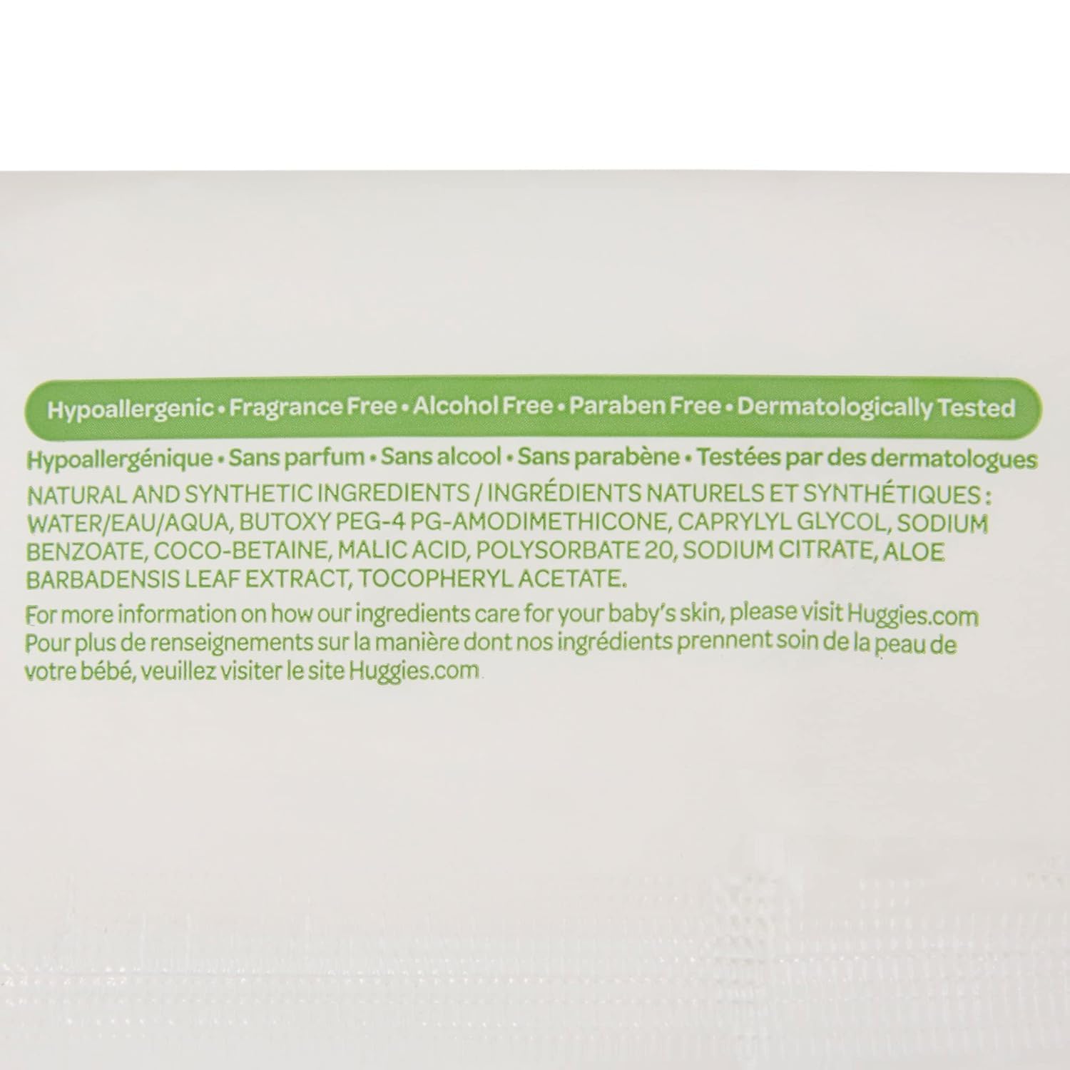 Huggies Natural Care: ideal para salidas, limpieza rápida en cualquier lugar.