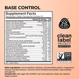 Hum Base Control ingredientes clave: hierro y vitaminas para energía y bienestar.