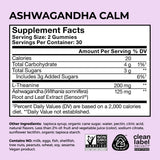 Etiqueta de HUM Calm indica dosis diaria para uso consistente.