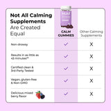 Packaging de HUM Calm, ideal para uso en viaje y relajación rápida.