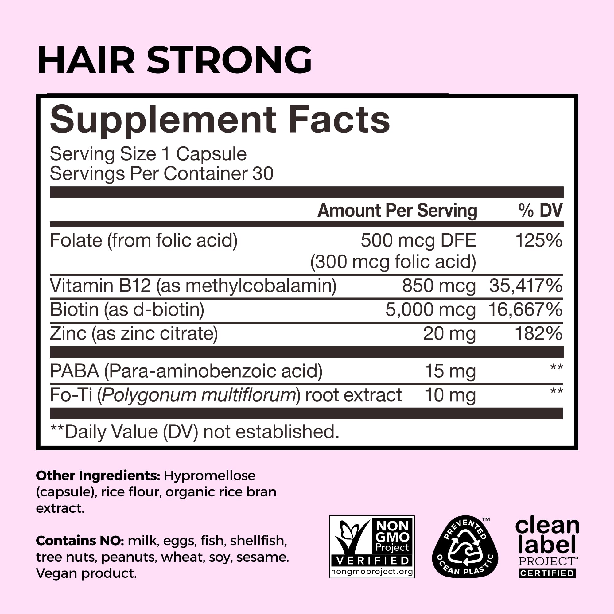 Uso diario de HUM Hair Strong en casa o viaje.