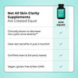 HUM Skin Squad Probiotics uso diario, práctico y cómodo de incluir en el día.